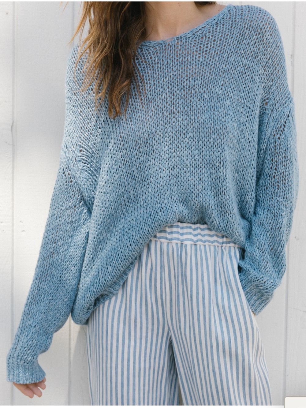 Jenni Kayne linen blend cabin sweater
